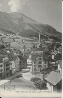 Stans NW alter Bahnhof ST.E.B. ca. 1920 sehr gut erhalten
