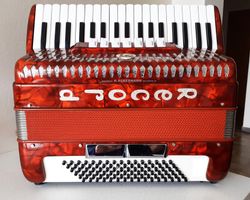 Akkordeon/fisarmonica RECORD (SOPRANI) 96 Bassi 7 registri