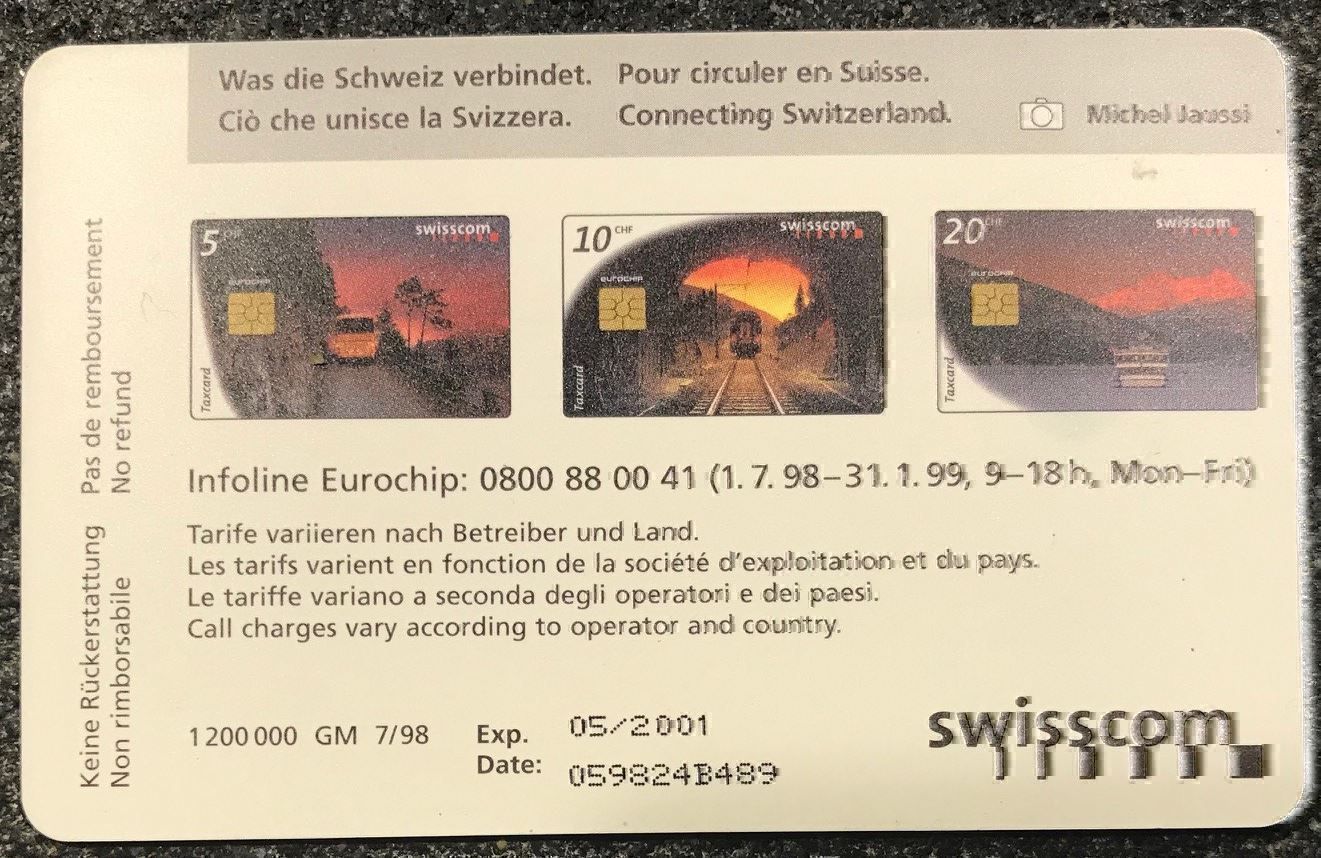 Swisscom Schede telefoniche: Swisscom Was die Schweiz verbindet 20.- – Nuovo e nell'imballaggio originale da Rotkreuz venduto da Parcore 1
