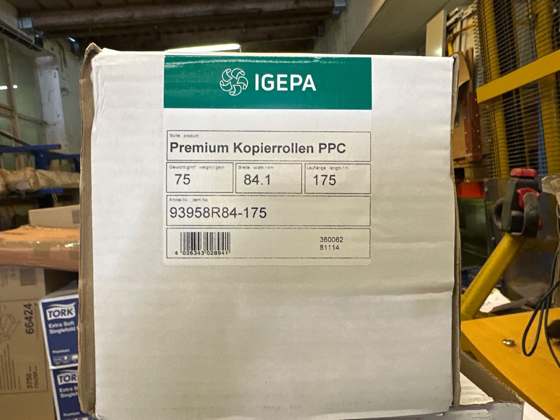 Carta: neue Premium Kopierrolle PPC für Plotter – Nuovo e nell'imballaggio originale da Necker venduto da liq24 1