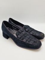 Bianco Loafer Mokassins Schwarz Gr. 39 Wildleder