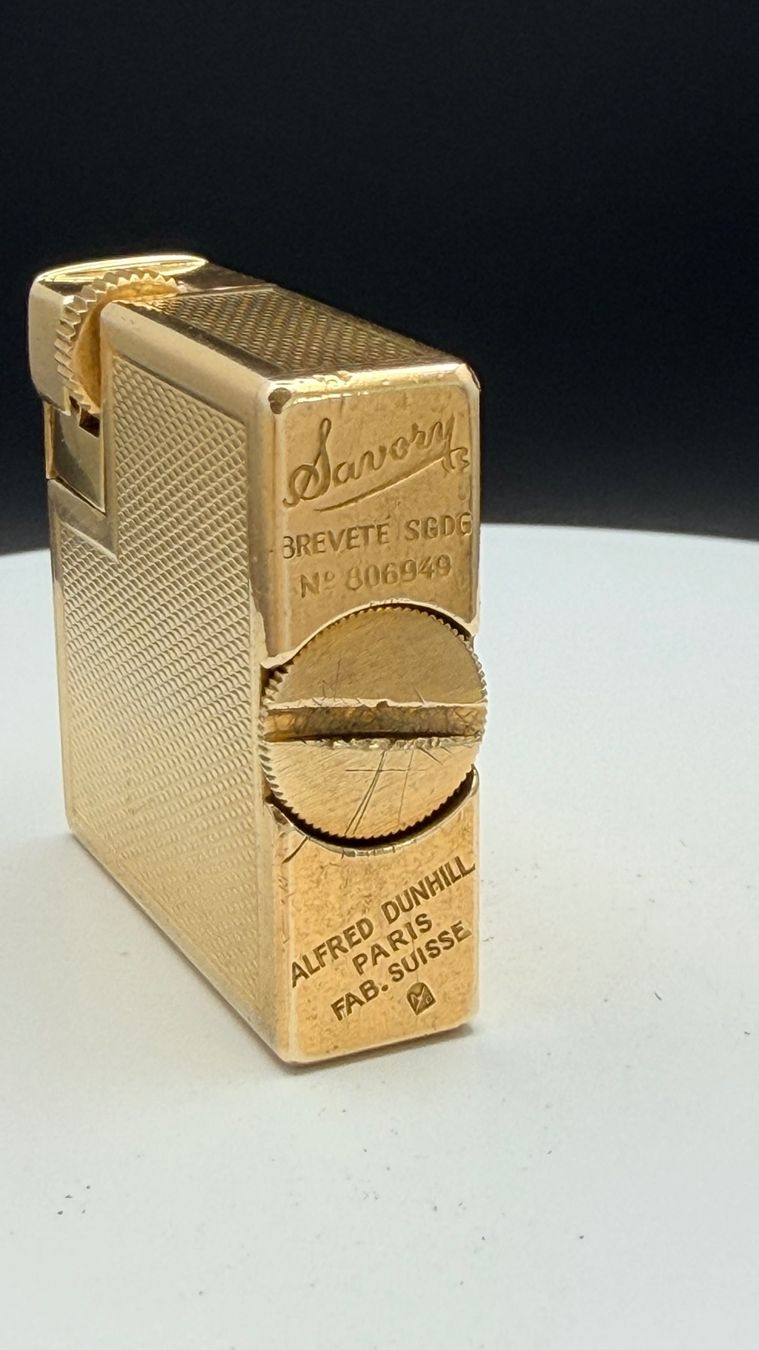 Dunhill Feuerzeuge: Briquet Dunhill Squareboy savory – Gebraucht aus Onex von Blessup 9