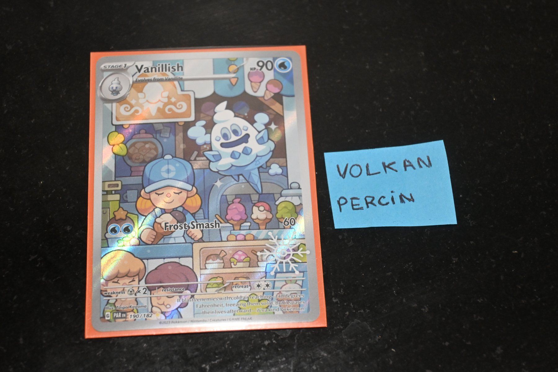 Pokémon Carte collezionabili: Vanillish #190 Pokemon Paradox Rift EN – Nuovo (secondo la descrizione) da Aigle venduto da PSAPOKEVOVO