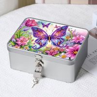 Diamond Painting Metall Aufbewahrungsbox Schmetterling-75-V.