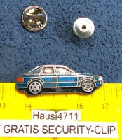 AUDI 80/100 AUTO PIN ENAMEL MIT SECURITY-CLIP VINTAGE