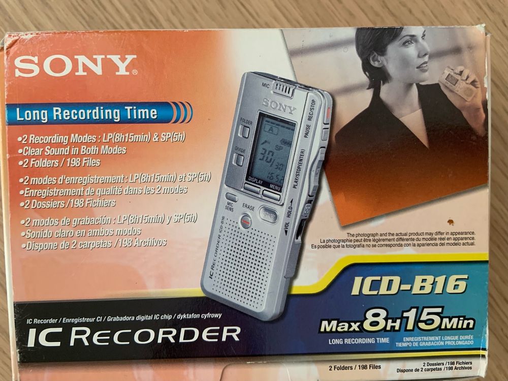 SONY ICDB16 Recorder Kaufen auf Ricardo