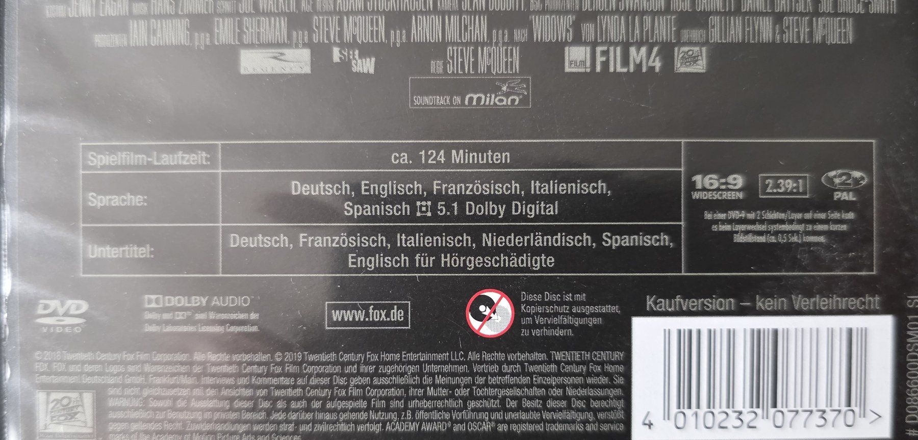 Tous les DVDs: DVD Widows / Liam Neeson – D'occasion à Oetwil am See par fineli2 1