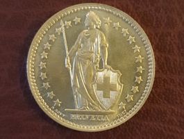 2 Franken 1943 Top Erhaltung!! Silber