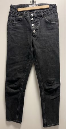 Balenciaga Grey Denim Jeans - Button - Size 28