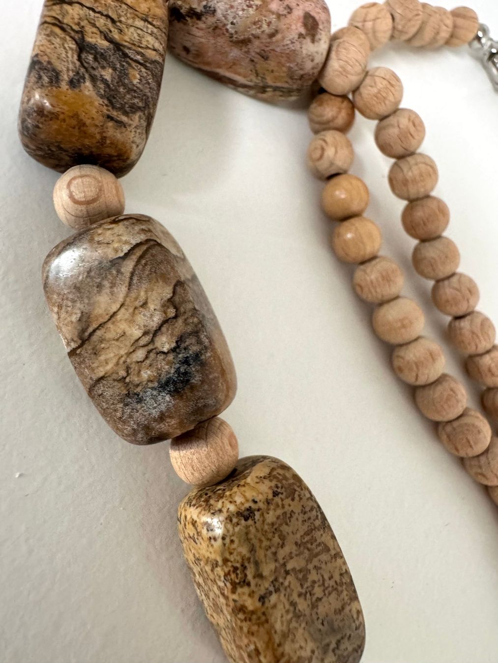 Catenine: Aktion/ Halskette Japis, Holz – Nuovo (secondo la descrizione) da Biberist venduto da tl-schmuck 2