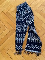 Echarpe bleu et blanc