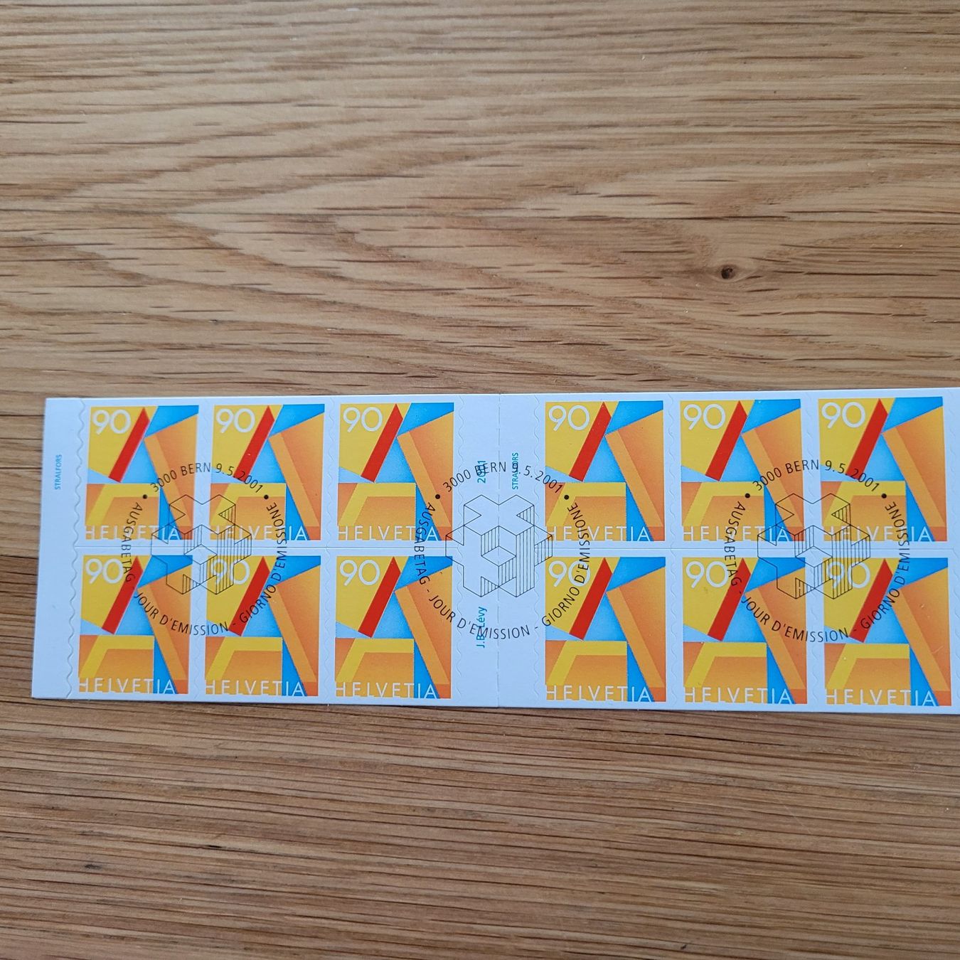 Alle Briefmarken: Carnet De Timbre /  Markenheftchen  Bern 2001 – Gebraucht aus Biel/Bienne von Destockweb