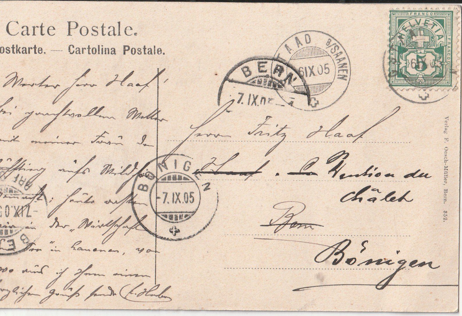 Cartoline postali: Lauenen Alp – Usato da Lumbrein venduto da made02 1