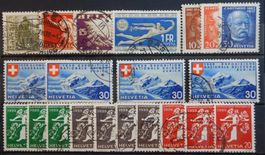 Schweiz Lot mit alten Werten VII