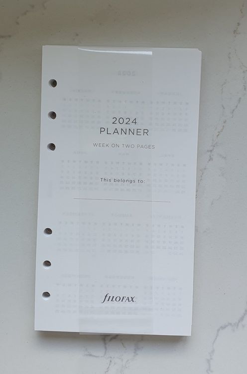 Filofax Personal - Kalender 2024 - 1 Woche auf 2 Seiten  Kaufen auf 