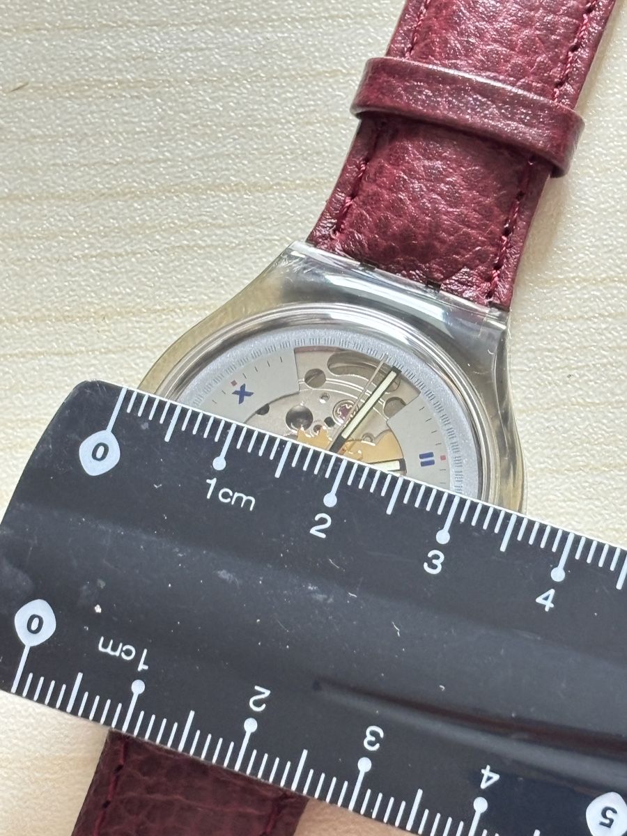 Swatch Uhren: Swatch Automatic Uhr 1991 mit Lederband – Gebraucht aus Grenchen von chththl 4