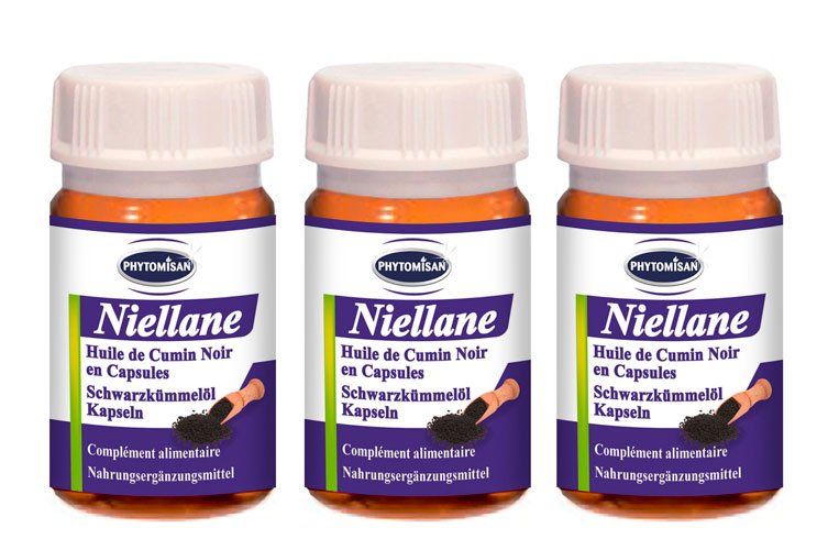 Lebensmittel & Spezialitäten: Niellane - Schwarzkümmelöl Kapseln – Neu (gemäss Beschreibung) aus Mulhouse von Phytomisansuisse 1
