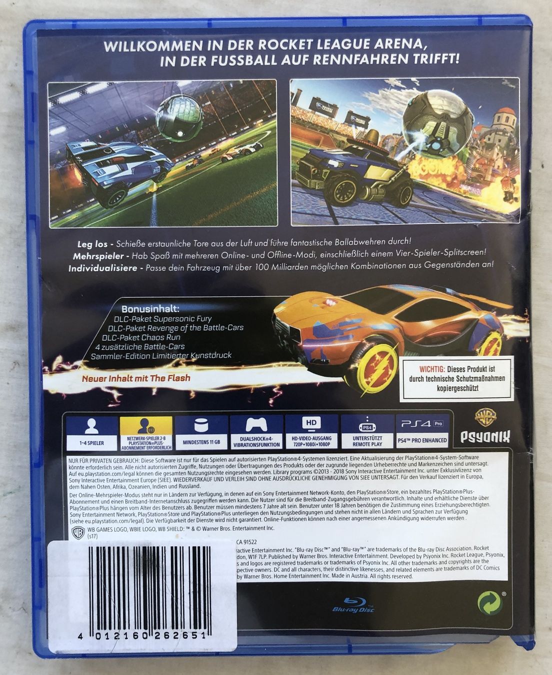Giochi: PS 4 - ROCKET LEAGUE [Collector's Edition] – Usato da Schaffhausen venduto da durruti 3