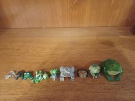 10 Deko Frösche Figuren verschiedene Arten 🐸🐸🐸