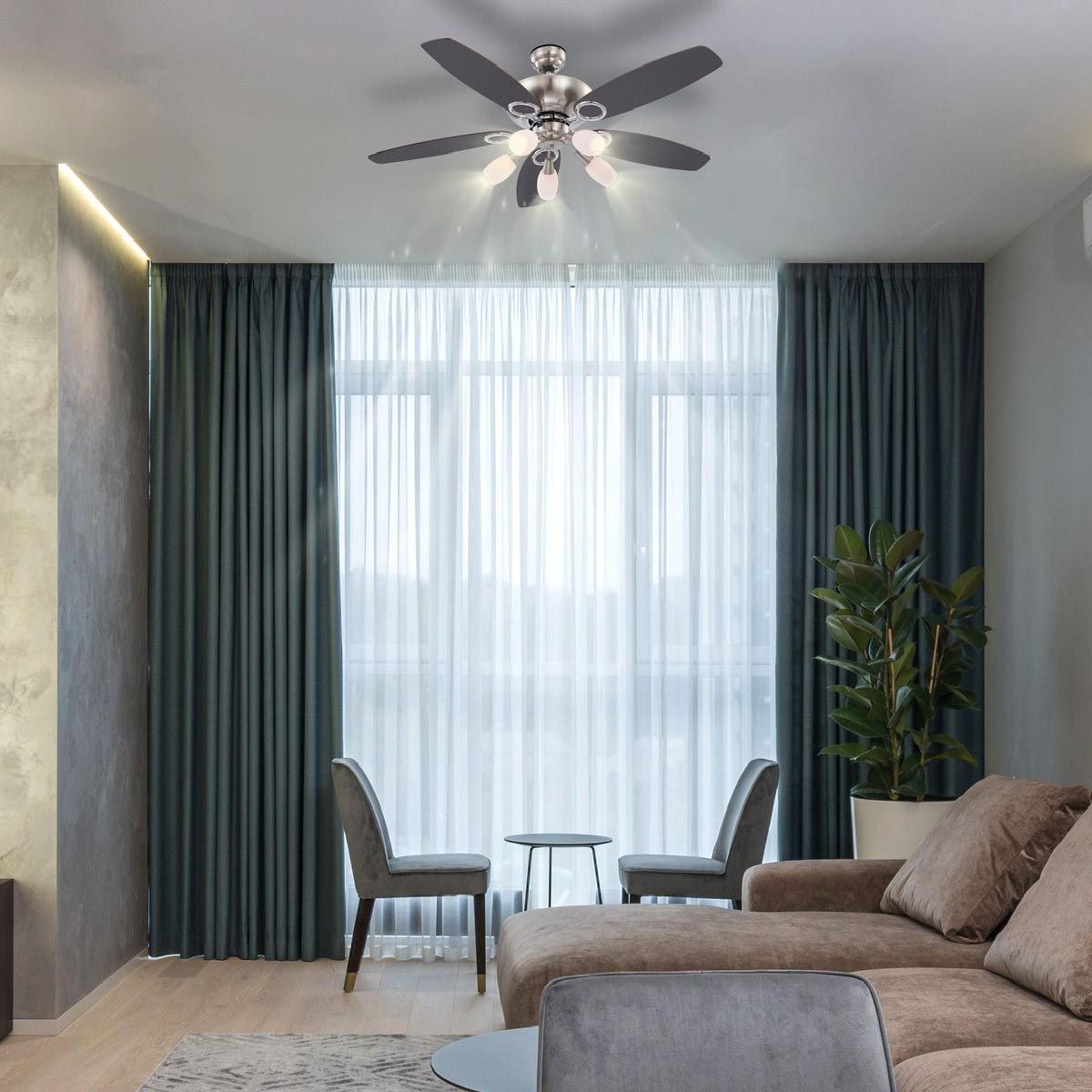 Lampadari & plafoniere: Deckenleuchte, Ventilator, 130 Ø – Nuovo (secondo la descrizione) da Kreuzlingen venduto da Smart-Light