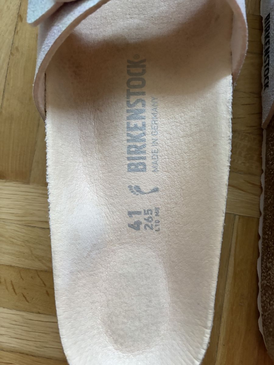 Birkenstock Scarpe da donna: Birkenstock Madrid Grösse 41 light rose, irisierend – Nuovo (secondo la descrizione) da Muttenz venduto da stoeberi01 1