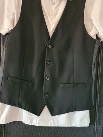 Herren Gilet Gr. 46 Schwarz, Lycra on the go mit Etikett NEU
