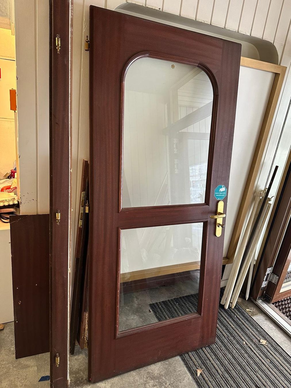 Porte: Holztüre mit Glass – Usato da Spreitenbach venduto da Space_X 1