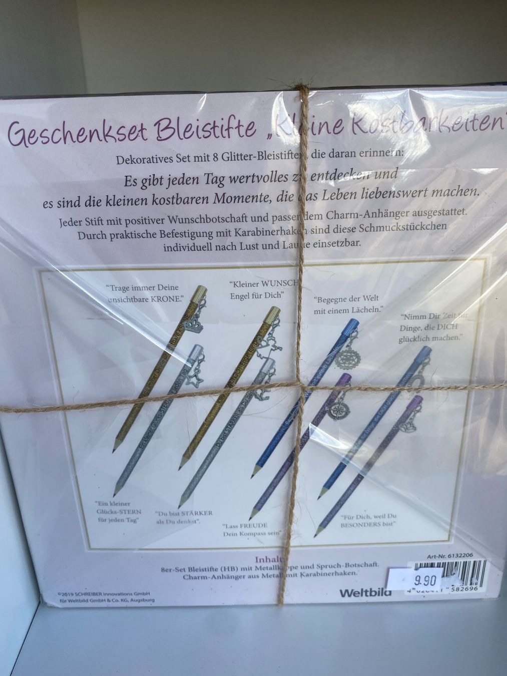 Matite, matite colorate & gessi: GESCHENKSET-GLITZER BLEISTIFTE &BOTSCHAFTEN – Nuovo e nell'imballaggio originale da Meienried venduto da ManuelaBoutique 4