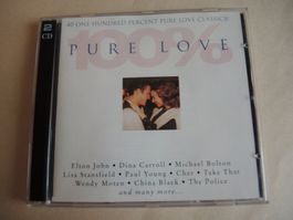 Doppel CD Pure Love - 40 Liebeslieder: 100% , 2 CDs 💿🎵 💕