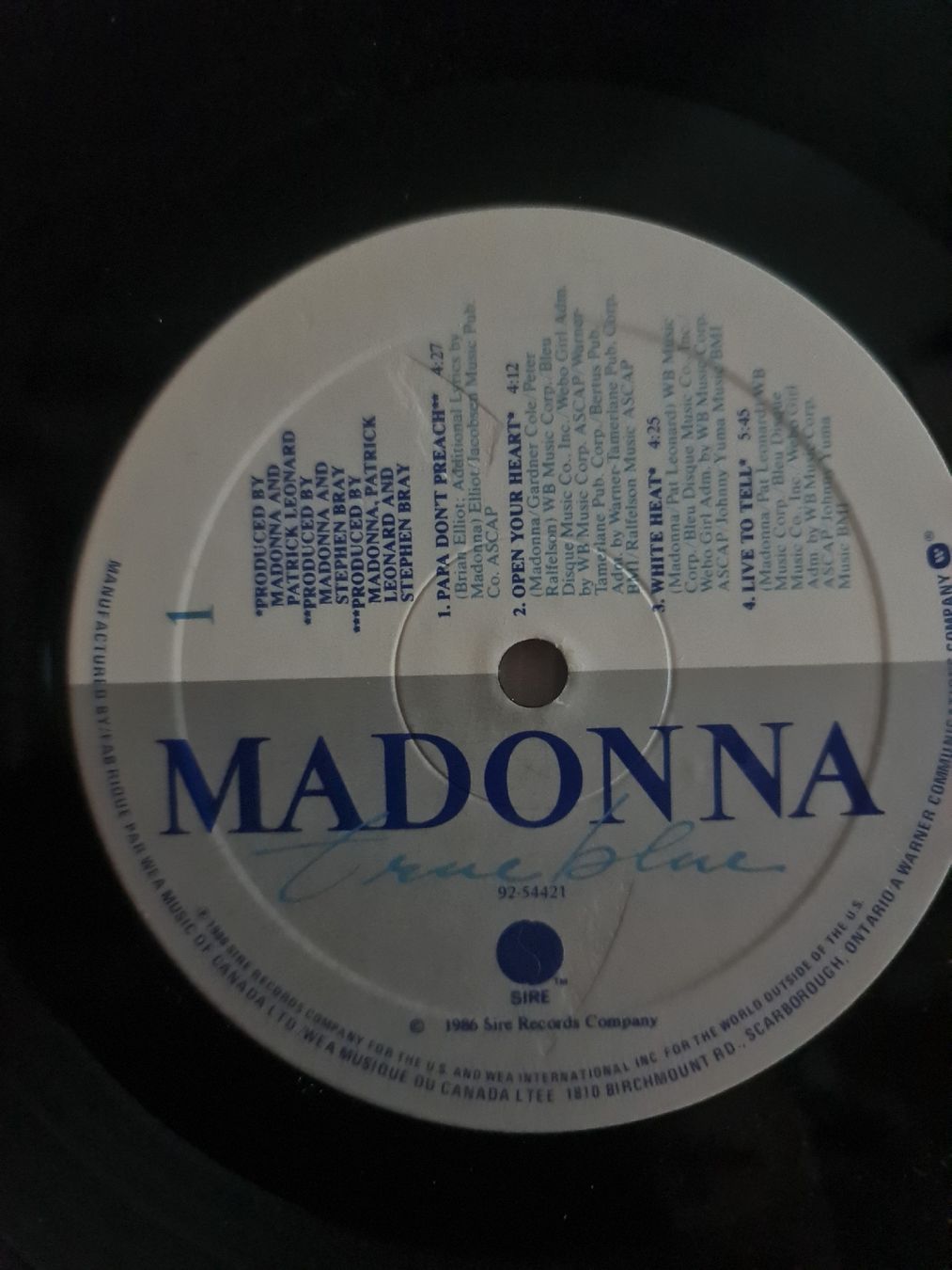 Schallplatten: Madona LP True Blue 1986 – Gebraucht aus triengen von fad_g29d 4
