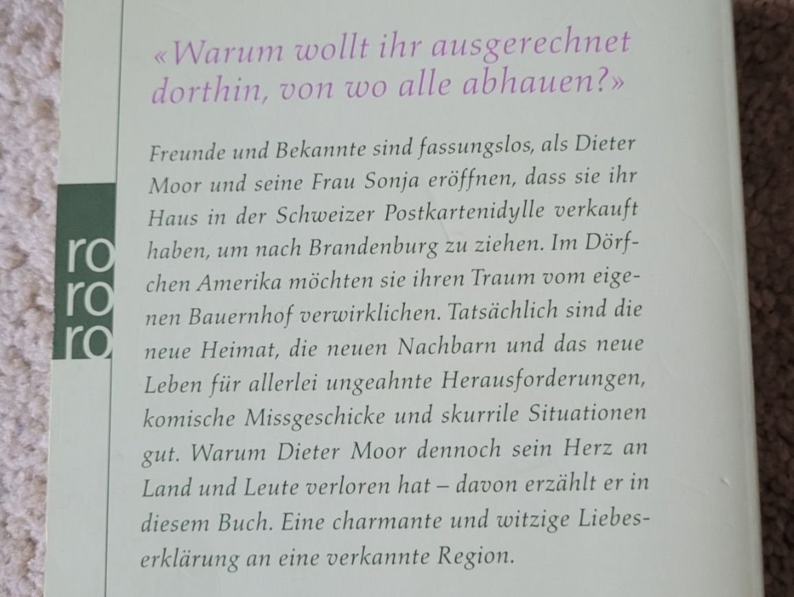 Bücher: Dieter Moor, 2 Bücher – Gebraucht aus Oberweningen von kvo_r5ws 1