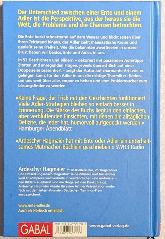Libri: Ente oder Adler - Ardeschyr Hagmaier – Nuovo (secondo la descrizione) da Wängi venduto da ABIZONE-86 1