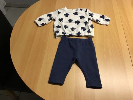 Süsses Baby Outfit Gr. 56  Shirt & Hose