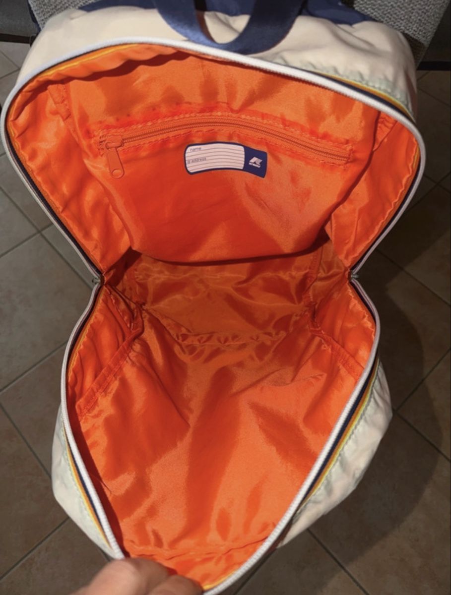 Zaini: K-Way mehrfarbiger Nylon-Rucksack – Usato da Roveredo GR venduto da caru88 2