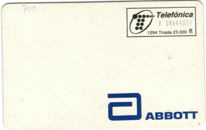Telefon- & Taxkarten: Telefonkarte Spanien P-105 ABBOTT – Gebraucht aus Zürich von tol_b7c7 1