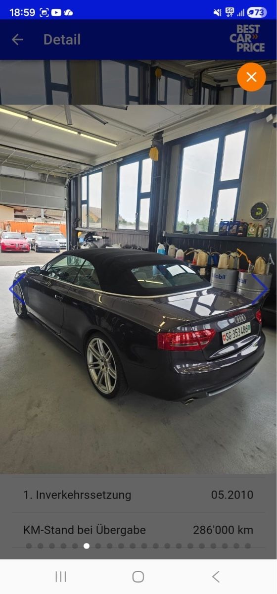 Audi Automobili: Audi A5 Cabrio 3.0TDI S-Line Automat – Usato da Flawil venduto da neu_7wrf 3
