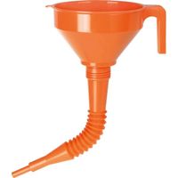 Trichter, orange, Kunststoff, Ø 16cm, 1,2l, mit Sieb