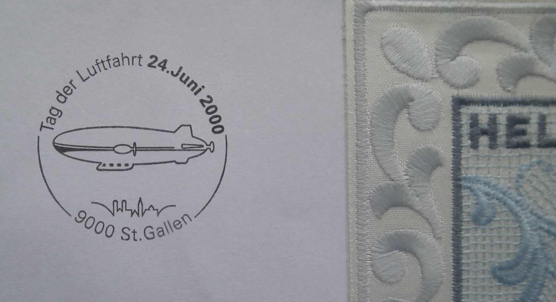 Tutti i francobolli: 2000 Tag der Luftfahrt St.Gallen Grossbrief mit Stickerblock – Usato da Kriens venduto da WULLU99 1