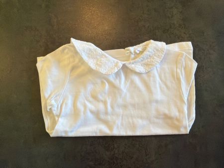 Süsses Mädchen Shirt, Grösse 86, Langarm mit Kragen