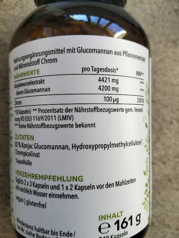 Cibi & Specialità: 2 Neue Packungen Glucomannan – Nuovo (secondo la descrizione) da Crèmines venduto da Trampeltreu 1