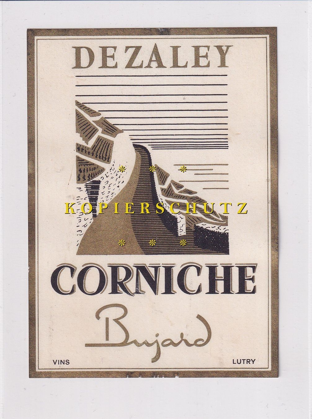 Carta: Etikette für Wein - Dézaley "Corniche" /bd – Usato da Hombrechtikon venduto da Rudolf07