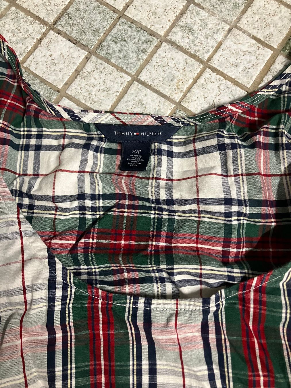 Tommy Hilfiger Blusen, T-Shirts & Tops: Tommy Hilfiger Top Karomuster – Neu (gemäss Beschreibung) aus Unterseen von amj_zz7j 1
