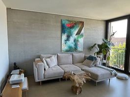 Livom Donna 4-Sitzer Modulares Sofa mit Schlaffunktion Creme
