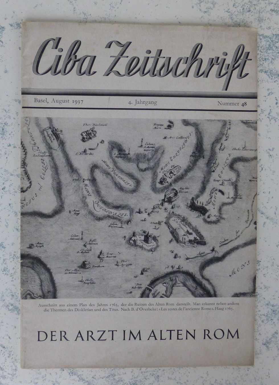 Riviste & Magazine: Ciba Zeitschrift von 1937 – Usato da Basel venduto da Falconis