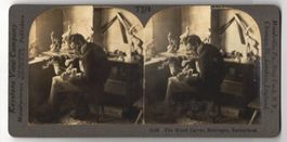 Stereo-Fotografie Meiringen, the Wood Ca