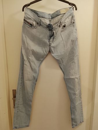 Diesel Designer Herren Jeans Gr.33 Hellblau Sommer Hose NEU