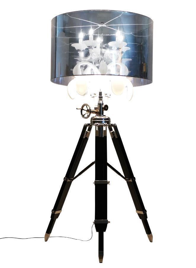 Lampade: Exklusive Stehlampe mit Kronleuchter – Nuovo (secondo la descrizione) da Wallisellen venduto da kingschair