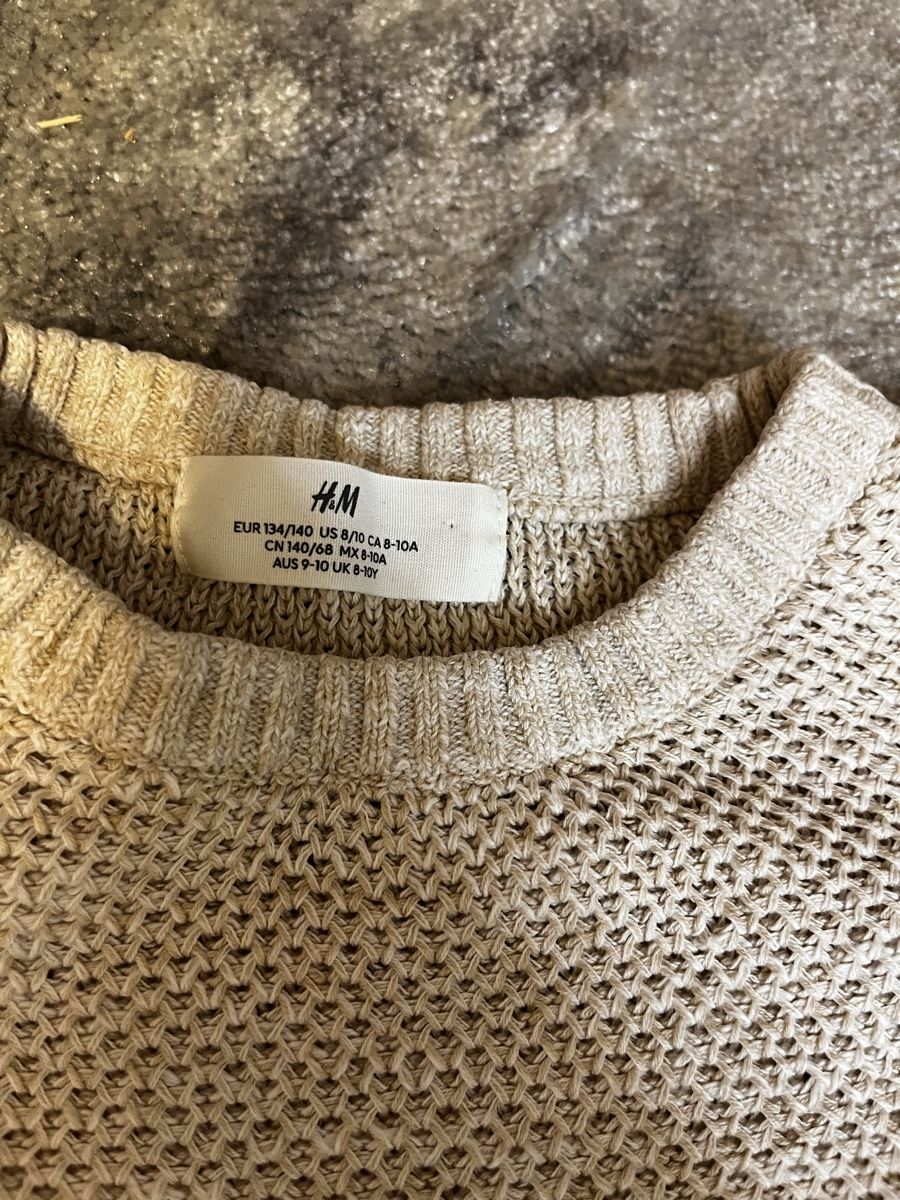 H&M Maglioni & Felpe: H&M Pullover beige grob gestrickt Grösse 134/140 – Nuovo (secondo la descrizione) da Stadel venduto da Ani78 1