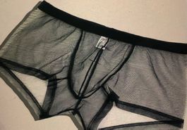 Boxer Uomo-trasparente nero-tg L/XL- nuovo