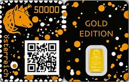 Krypto Einhorn GOLD Österreich postfrisch